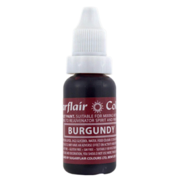 SUGARFLAIR FLSSIGE LEBENSMITTELFARBE - BURGUNDY (14 ML)