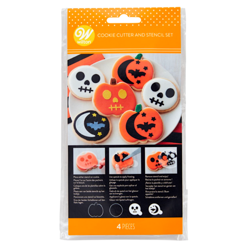 WILTON AUSSTECHFORMEN UND SCHABLONEN SET - HALLOWEEN KEKSE