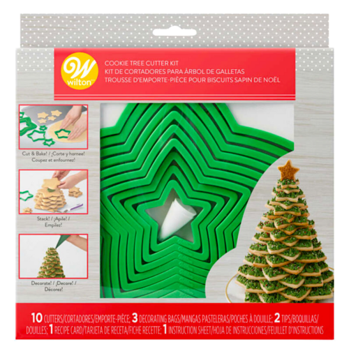 WILTON AUSSTECHFORMEN SET - WEIHNACHTSBAUM