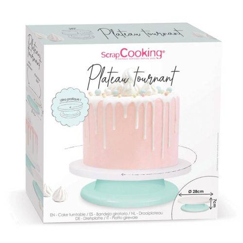SCRAPCOOKING DREHBARER TORTENBODEN - 28 CM Ø