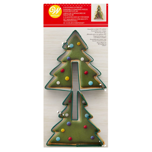 WILTON AUSSTECHFORMEN-SET - 3D WEIHNACHTSBAUM