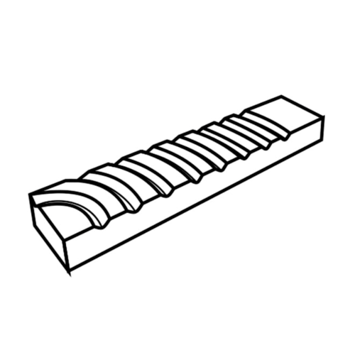 NOUGAT- UND SCHOKOLADENFORM - MELCHIOR (20 X 4 CM)