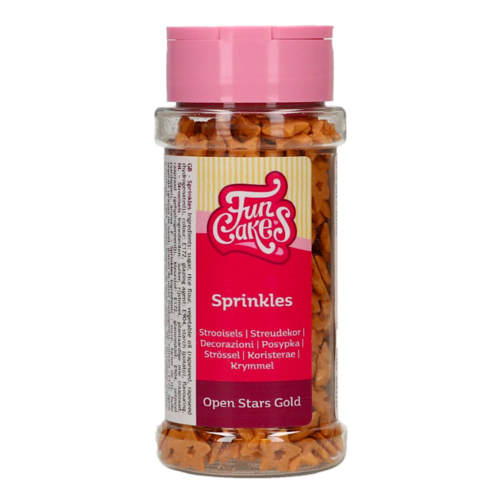 FUNCAKES SPRINKLES - GOLDENE STERNE (50 G)