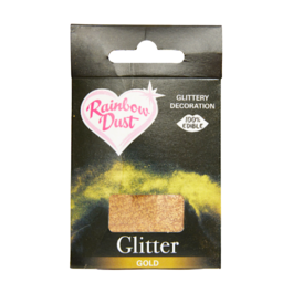 RAINBOW DUST ESSBARER GLITTER - GOLD  (IM TTCHEN)