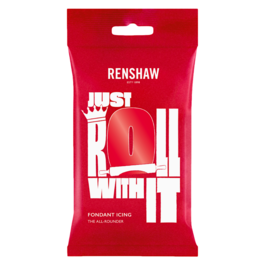RENSHAW FONDANT - POPPY RED / ROT (250 G)