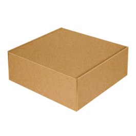 KRAFT GESCHENKBOX - 20 CM - (9 CM HOCH)