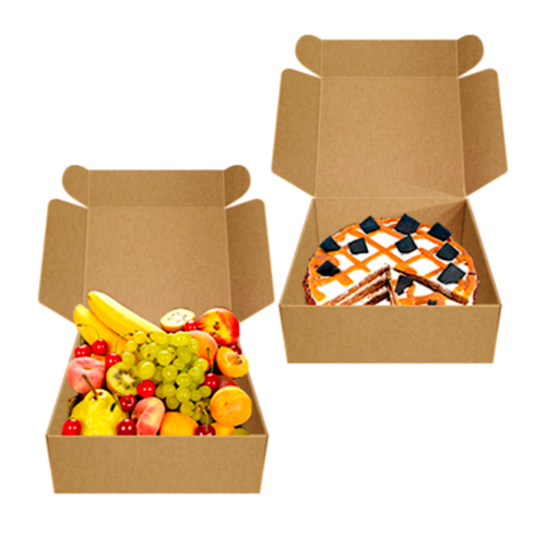 KRAFT GESCHENKBOX - 30 CM - (9 CM HOCH)