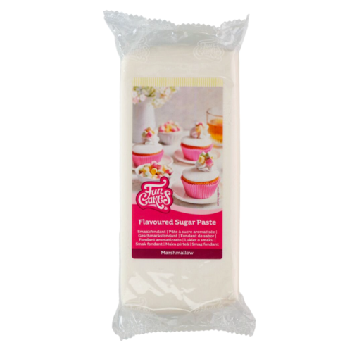 FUNCAKE AROMATISIERTER FONDANT - MARSHMALLOW WEISS 1 KG