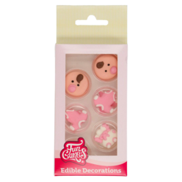 FUNCAKES ZUCKERDEKORATIONEN - ROSA BABY