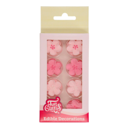 FUNCAKES ZUCKERDEKORATIONEN - ROSA BLUMEN