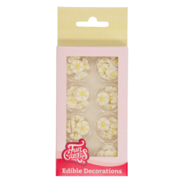 FUNCAKES ZUCKERDEKORATIONEN - WEISSE MINI BLUMEN