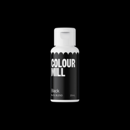 COLOUR MILL FETTLSLICHE LEBENSMITTELFARBE - SCHWARZ / BLACK (20 ML)