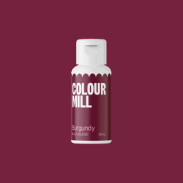 COLOUR MILL FETTLSLICHE LEBENSMITTELFARBE - BURGUNDERROT/ BURGUNDY (20 ML)