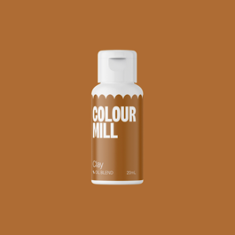 COLOUR MILL FETTLÖSLICHE LEBENSMITTELFARBE - TON / CLAY (20 ML)