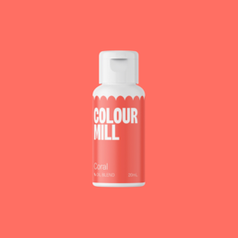 COLOUR MILL FETTLSLICHE LEBENSMITTELFARBE - KORALLE / CORAL (20 ML)