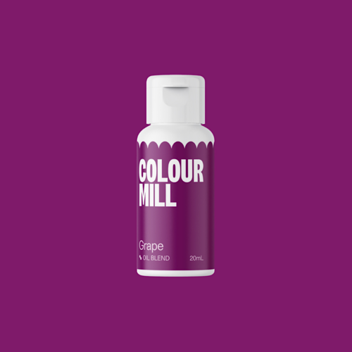 COLOUR MILL FETTLSLICHE LEBENSMITTELFARBE - TRAUBENVIOLETT / GRAPE (20 ML)