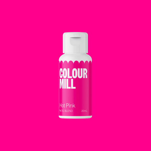 COLOUR MILL FETTLSLICHE LEBENSMITTELFARBE - DUNKEL ROSA / HOT PINK (20 ML)