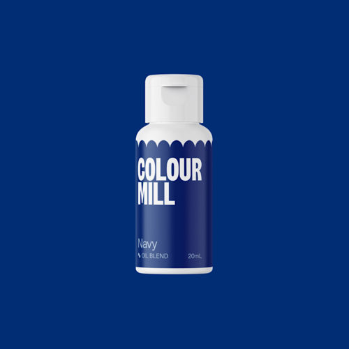 COLOUR MILL FETTLSLICHE LEBENSMITTELFARBE - MARINEBLAU / NAVY BLUE (20 ML)