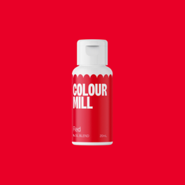 COLOUR MILL FETTLSLICHE LEBENSMITTELFARBE - ROT / RED (20 ML)