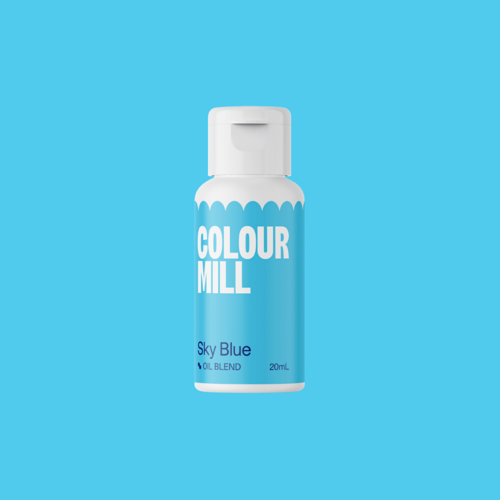 COLOUR MILL FETTLSLICHE LEBENSMITTELFARBE - HIMMELBLAU / SKY BLUE (20 ML)