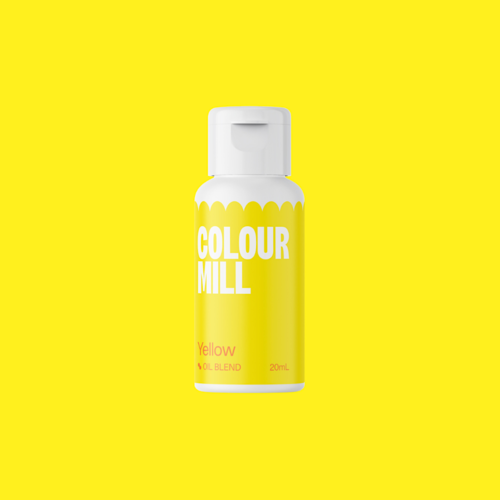 COLOUR MILL FETTLSLICHE LEBENSMITTELFARBE - GELB / YELLOW (20 ML)