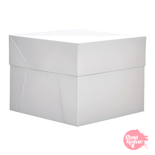 WEIßE KUCHEN BOX - 30 CM x 23 CM