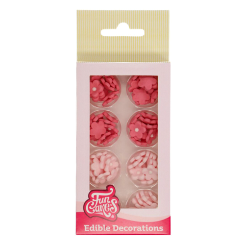 FUNCAKES ZUCKERDEKORATIONEN - MINI-ROSA BLUMEN