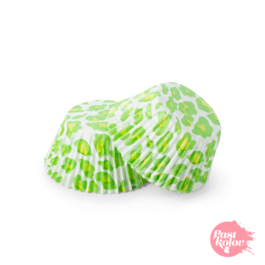 CUPCAKE EINWEGFORMEN LEOPARDEN GRN