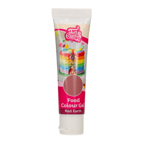 FUNCAKE GELFRMIGE LEBENSMITTELFARBE - ROT ERDE 30 G