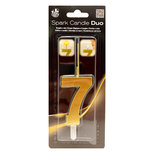 CIALFIR GOLDENE "DUO" WUNDERKERZE - NUMMER 7