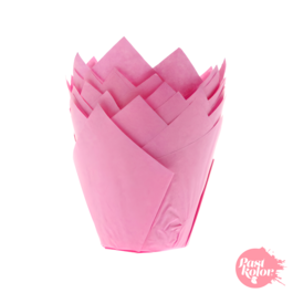 TULPEN FR MINI MUFFINS - ROSA 50 EINHEITEN