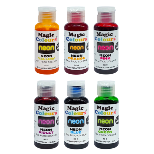 MAGIC COLOURS GELFÖRMIGE NEON LEBENSMITTELFARBE - PINK 32 G