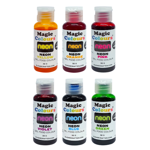 MAGIC COLOURS GELFRMIGE NEON LEBENSMITTELFARBE - PINK 32 G