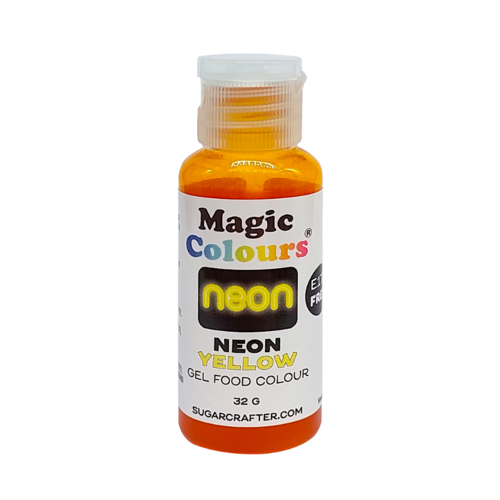 MAGIC COLOURS GELFRMIGE NEON LEBENSMITTELFARBEN - YELLOW/GELB 32 G