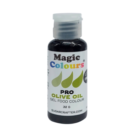 [MHD] MAGIC COLOURS PRO LEBENSMITTELFARBE IN GELFORM - OLIVE OIL/ OLIVEN GRN 32 G