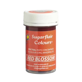 SUGARFLAIR LEBENSMITTELFARBE IN PASTENFORM SPECTRAL - BLOSSOM ROT 25 G