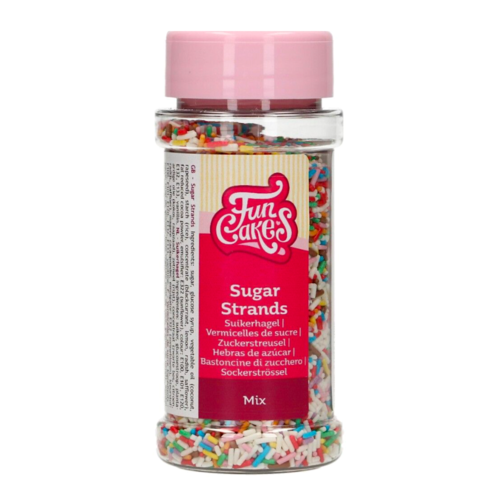 FUNCAKES ZUCKERSTRÄNGE - FARBENMIX (80 G)