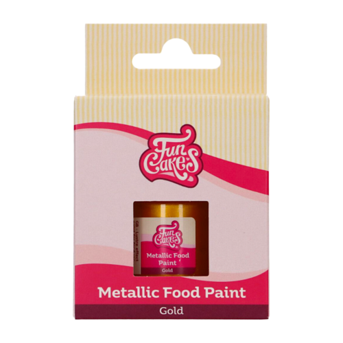 FUNCAKES ESSBARE METALLIC-FARBE - GOLD  30 ML