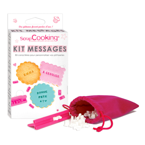 SCRAPCOOKING BUCHSTABENMARKER - NACHRICHTEN-KIT