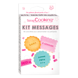 SCRAPCOOKING BUCHSTABENMARKER - NACHRICHTEN-KIT