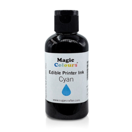 MAGIC COLOURS NACHFLLFLSCHCHEN MIT LEBENSMITTELGEEIGNETER TINTE - CYAN (55 ML)