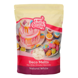 FUNCAKES NATUR WEISSE DECO MELTS (E-171 FREI) - 1 KG