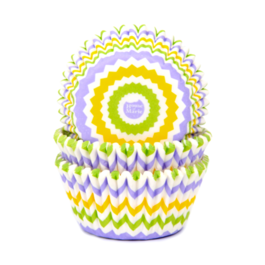 HOUSE OF MARIE CUPCAKE-EINWEGFORMEN - FRHLING (CHEVRON)