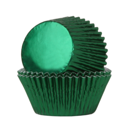 HOUSE OF MARIE METALLISIERTE CUPCAKE-EINWEGFORMEN - GRN