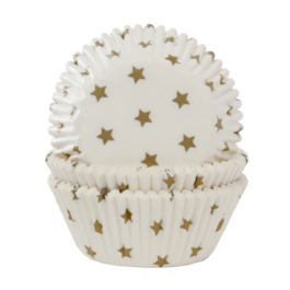 HOUSE OF MARIE CUPCAKE-EINWEGFORMEN - GOLDENE STERNE