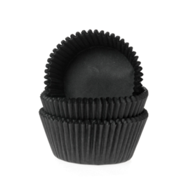 HOUSE OF MARIE MINI CUPCAKE-EINWEGFORMEN - SCHWARZ