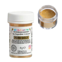 SUGARFLAIR ESSBARER GLITTER - PURE GOLD (4 G)
