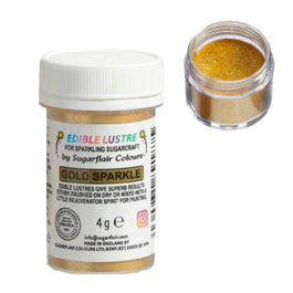 SUGARFLAIR ESSBARER GLITTER - GOLD SPARKLE (4 G)