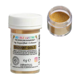 SUGARFLAIR ESSBARER GLITTER - RADIANT GOLD (4 G)