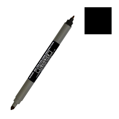 SUGARFLAIR DOPPELSEITIGER STIFT - LAKRITZ SCHWARZ / LIQUORICE BLACK